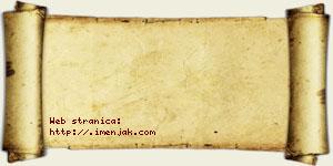 Jana Kozomara vizit kartica